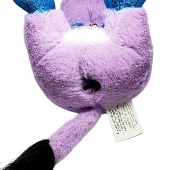 Poopchi's Friends Purple Hipo Plush Soft Sparkle New Poopchis Grin Studios. - Picture 11 of 11
